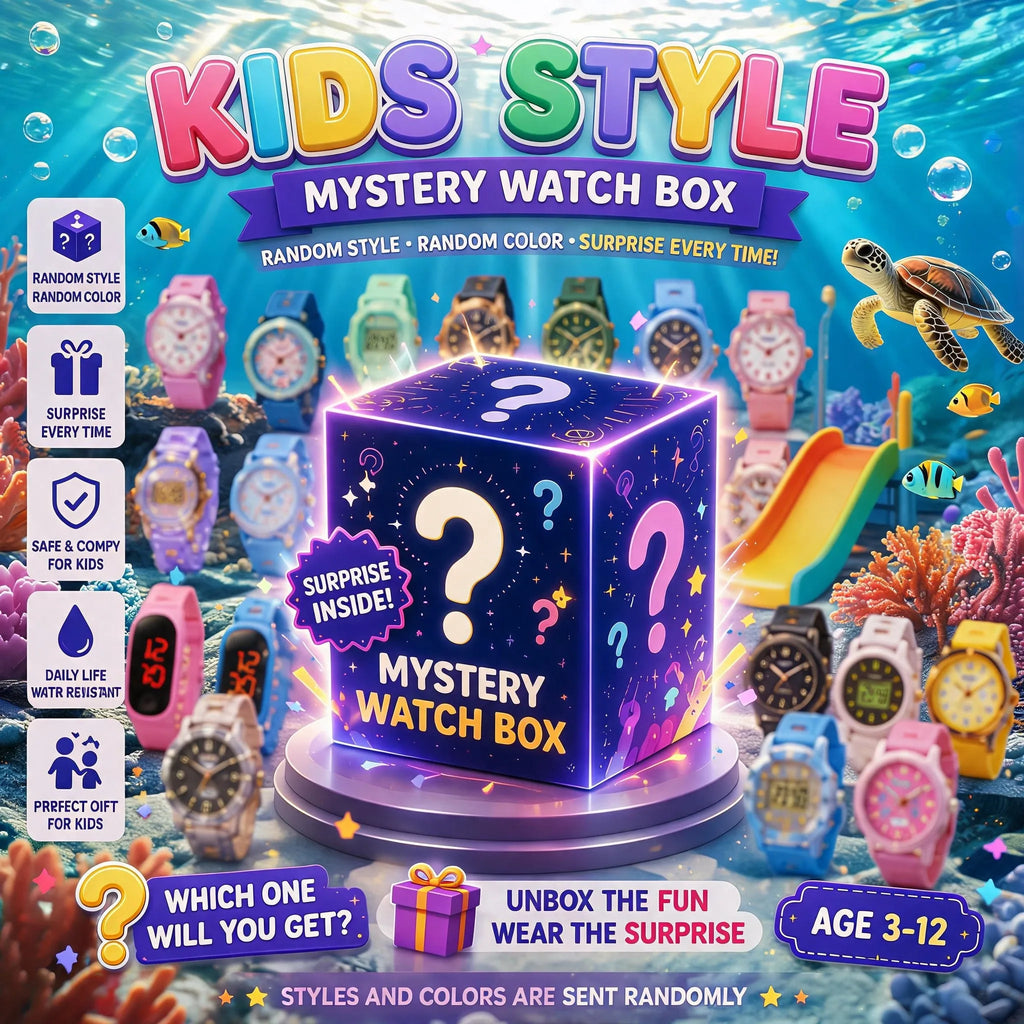 Blind Box Mystery Surprise Men Fashion Business Watch Set Quartz Wristwatch Jewelry Set Watch Reloj Hombre Without Box Gift