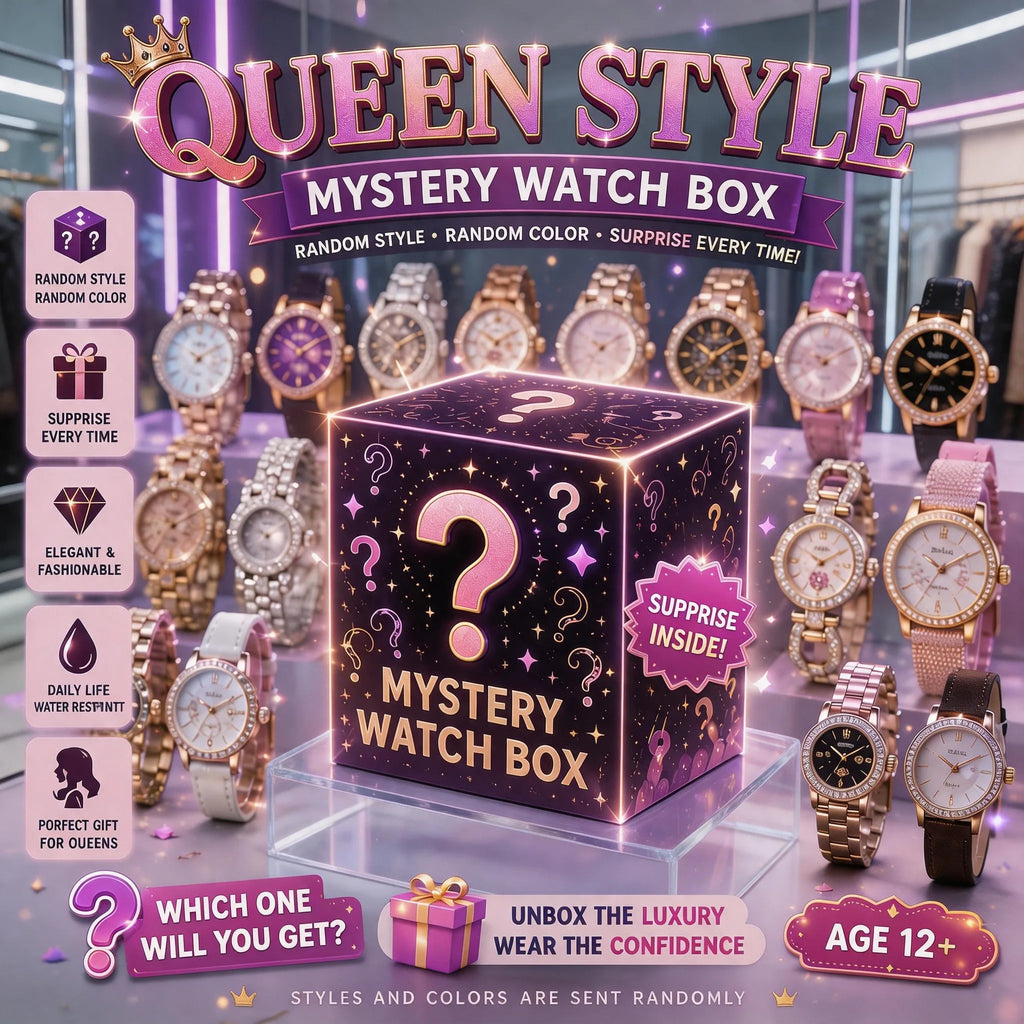 Blind Box Mystery Surprise Men Fashion Business Watch Set Quartz Wristwatch Jewelry Set Watch Reloj Hombre Without Box Gift