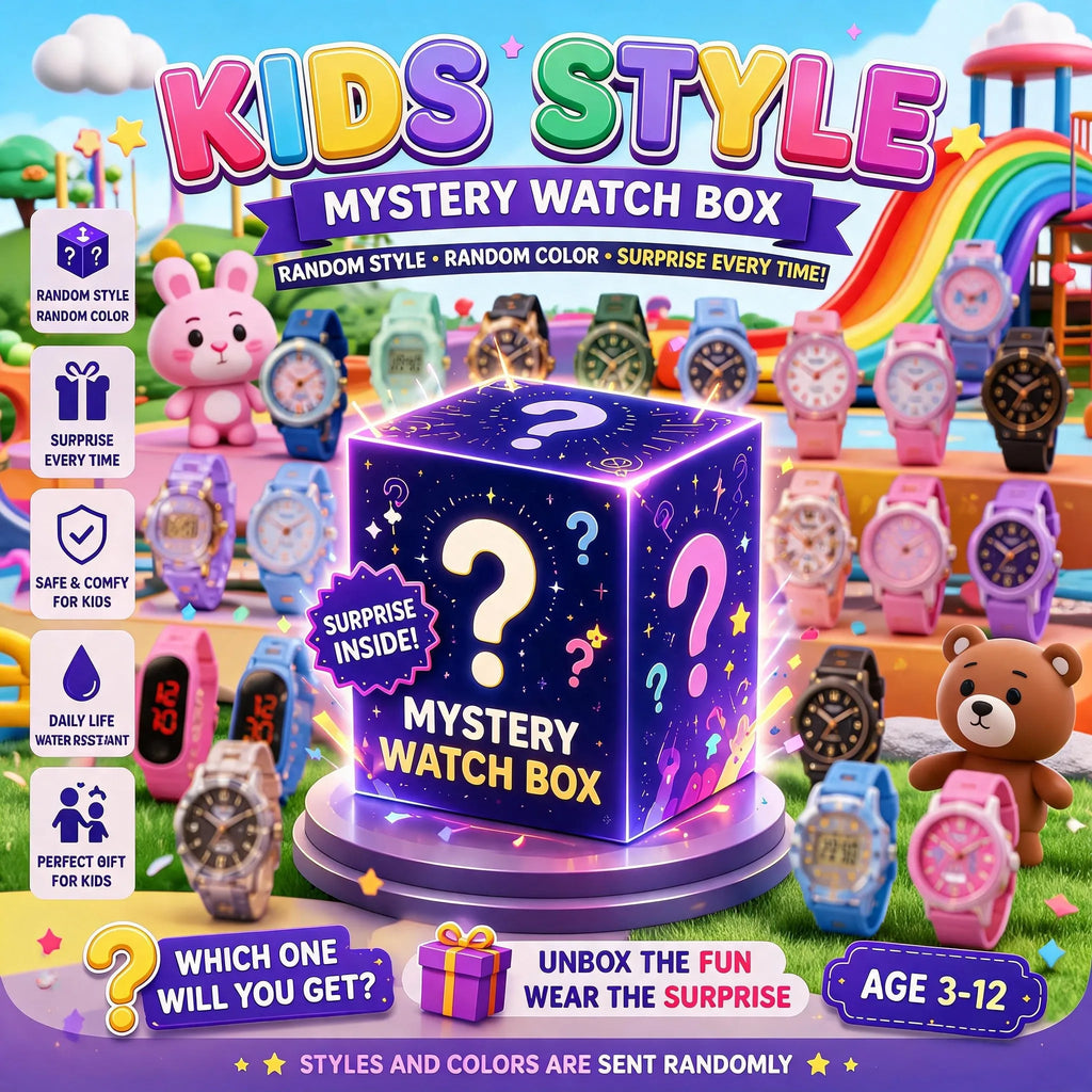 Blind Box Mystery Surprise Men Fashion Business Watch Set Quartz Wristwatch Jewelry Set Watch Reloj Hombre Without Box Gift