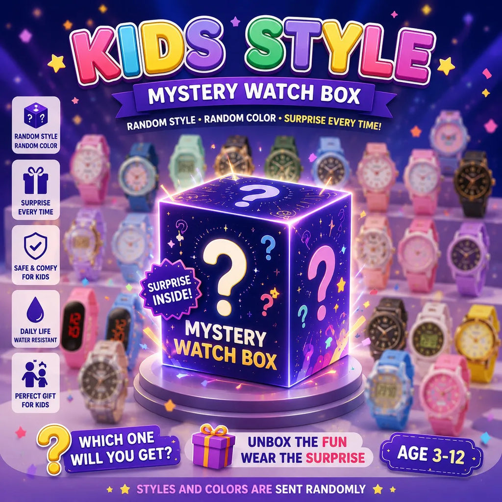 Blind Box Mystery Surprise Men Fashion Business Watch Set Quartz Wristwatch Jewelry Set Watch Reloj Hombre Without Box Gift