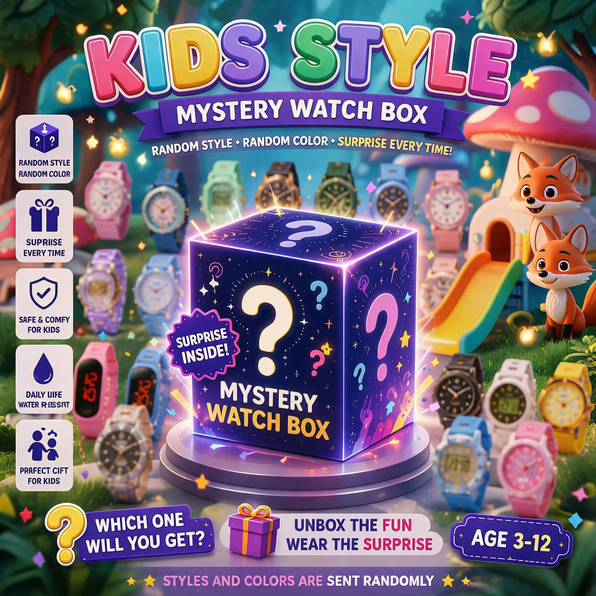Blind Box Mystery Surprise Men Fashion Business Watch Set Quartz Wristwatch Jewelry Set Watch Reloj Hombre Without Box Gift