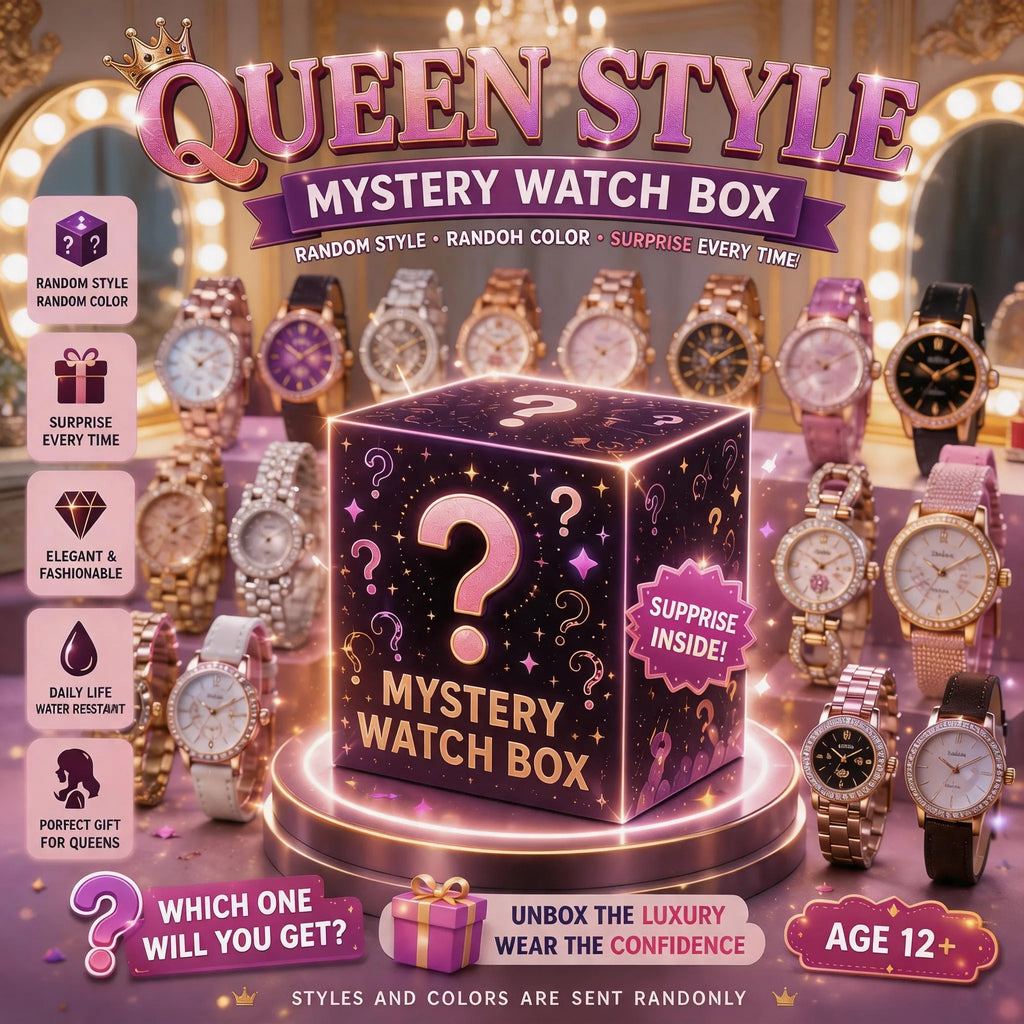 Blind Box Mystery Surprise Men Fashion Business Watch Set Quartz Wristwatch Jewelry Set Watch Reloj Hombre Without Box Gift