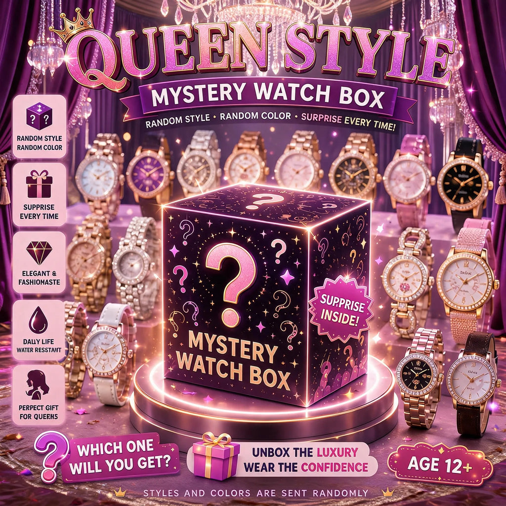 Blind Box Mystery Surprise Men Fashion Business Watch Set Quartz Wristwatch Jewelry Set Watch Reloj Hombre Without Box Gift